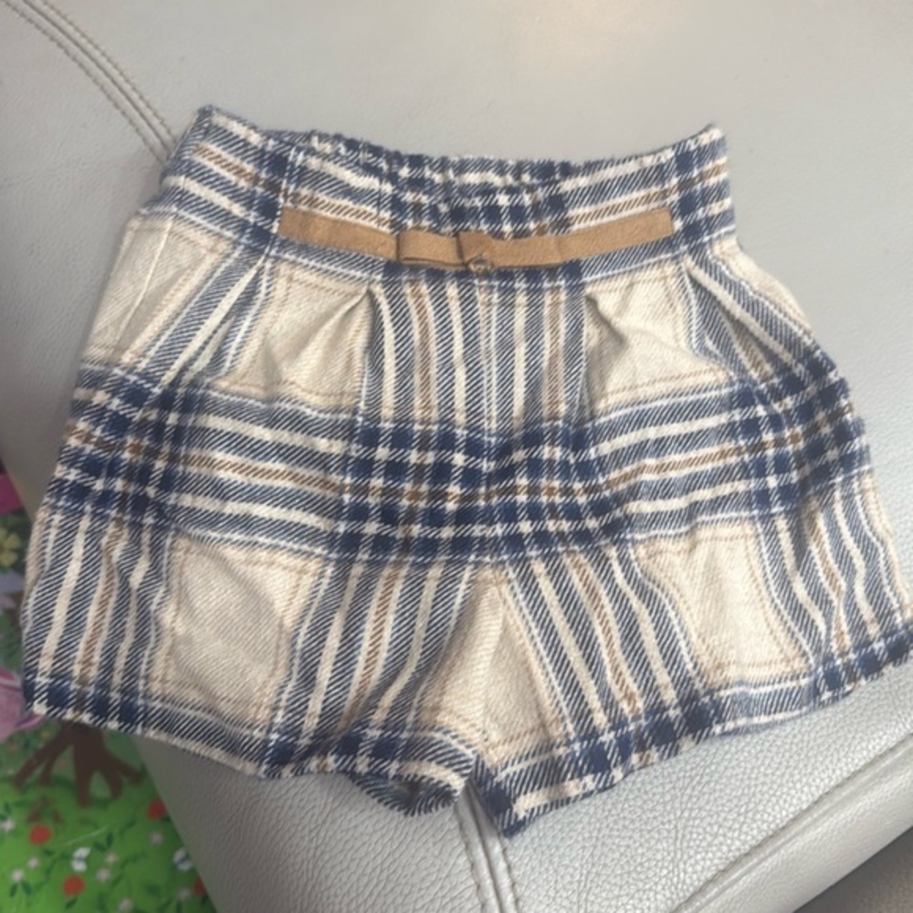 Mayoral plaid shorts size 4